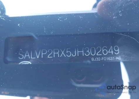 2018 Land Rover Range Rover Evoque Se/Se Premium z USA, uszkodzony, nr VIN SALVP2RX5JH302649